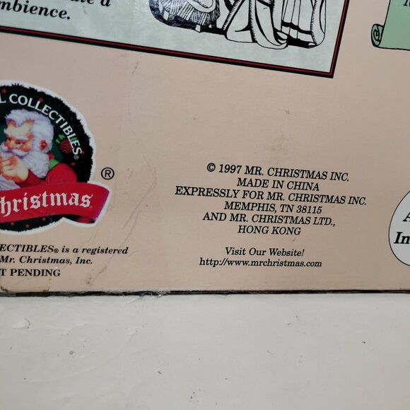 Vintage Mr Christmas Christmas in Bethlehem Nativity 1997 - Picture 10 of 15